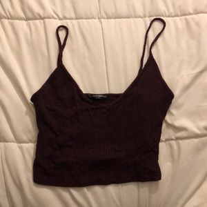 Brandy Melville Cropped Spaghetti Strap Top